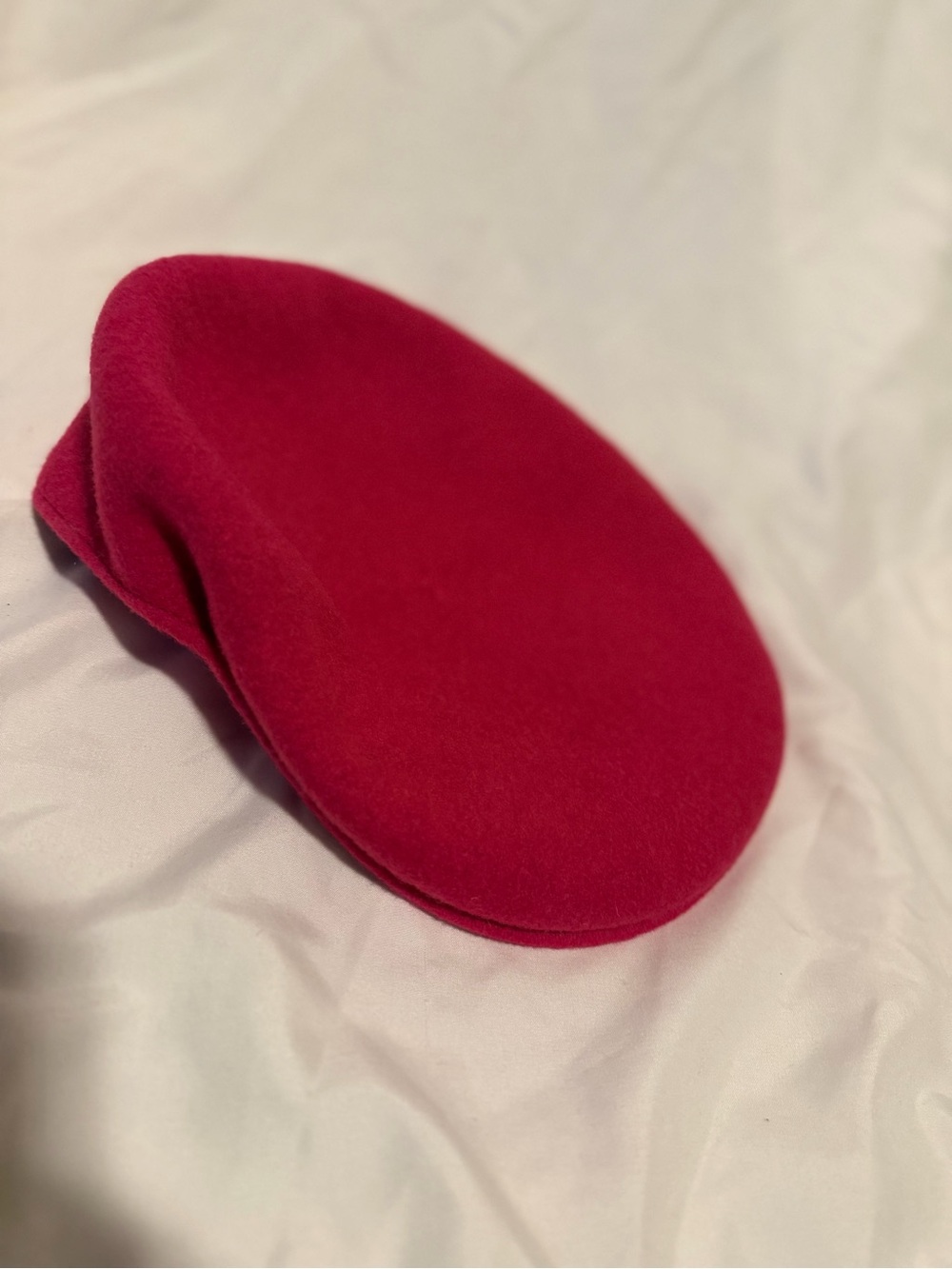 Kangol Hot Pink Wool Flat Cap